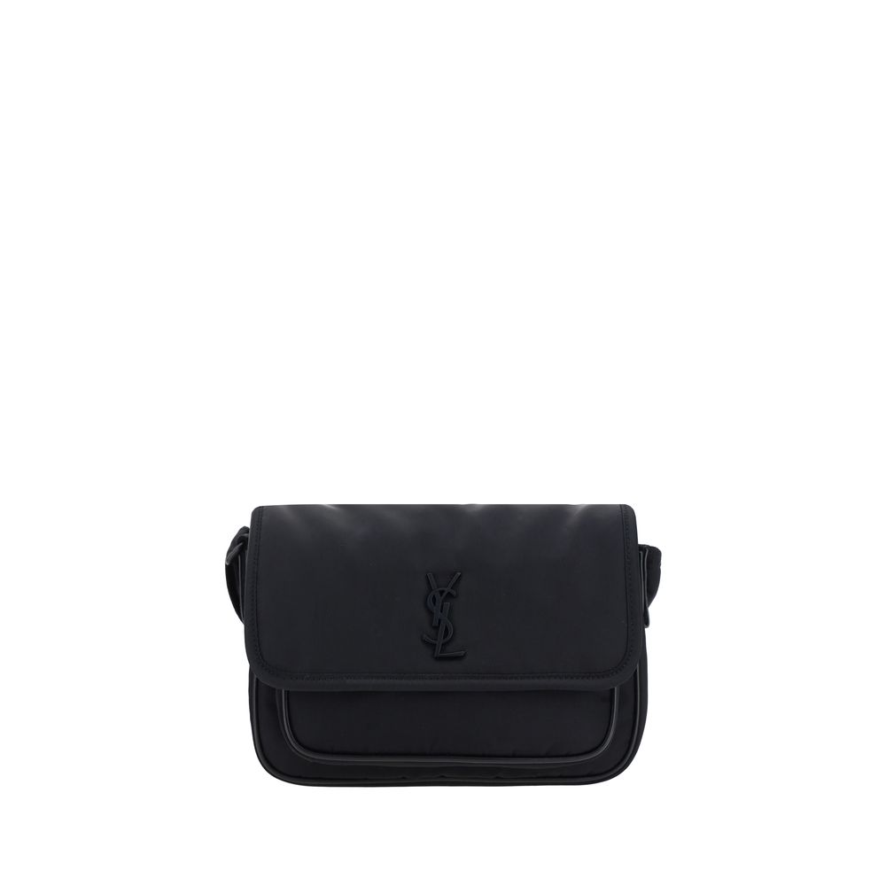 Saint Laurent Black Polyamide Shoulder Bag nan
