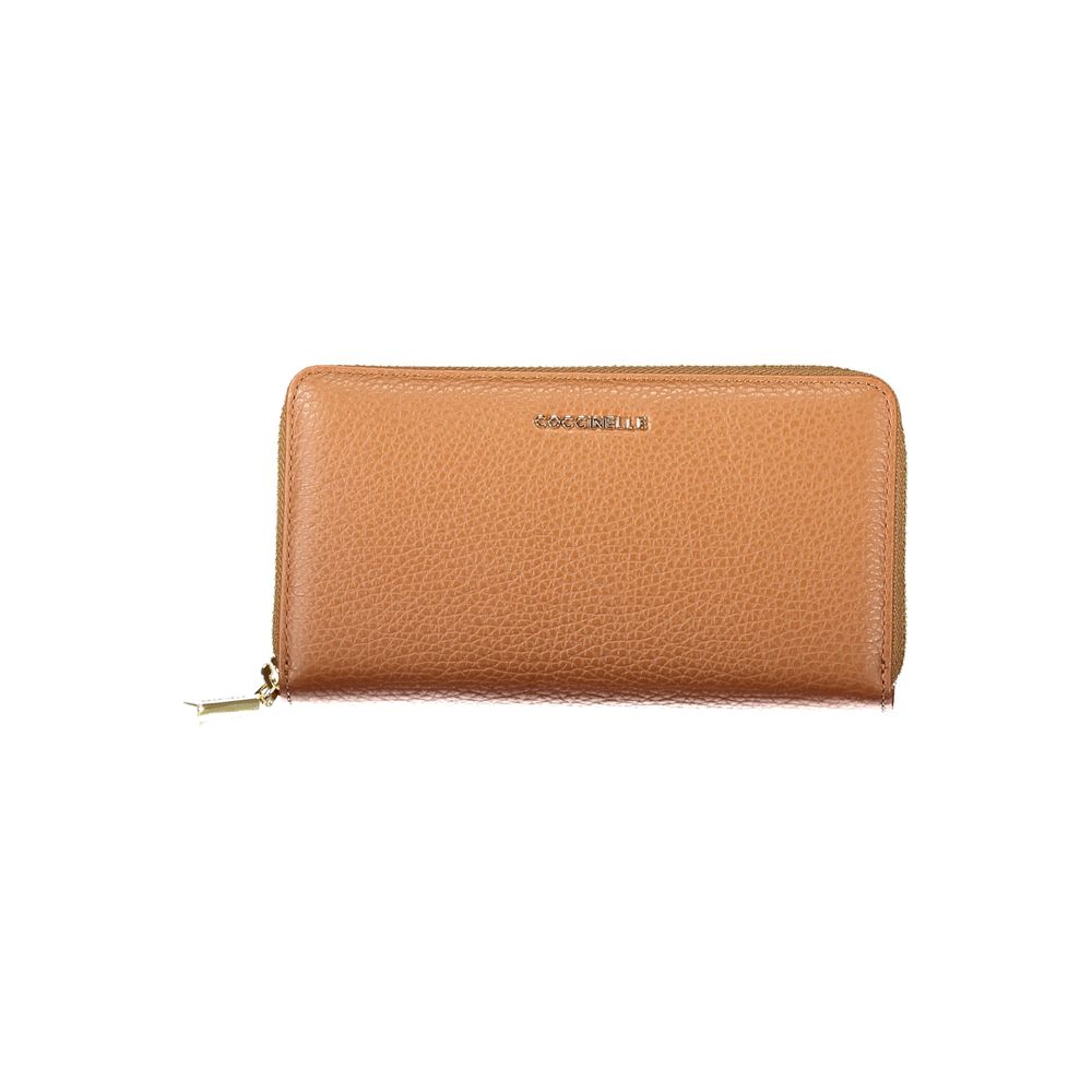 Coccinelle Marrone Leather Woman Wallet nan