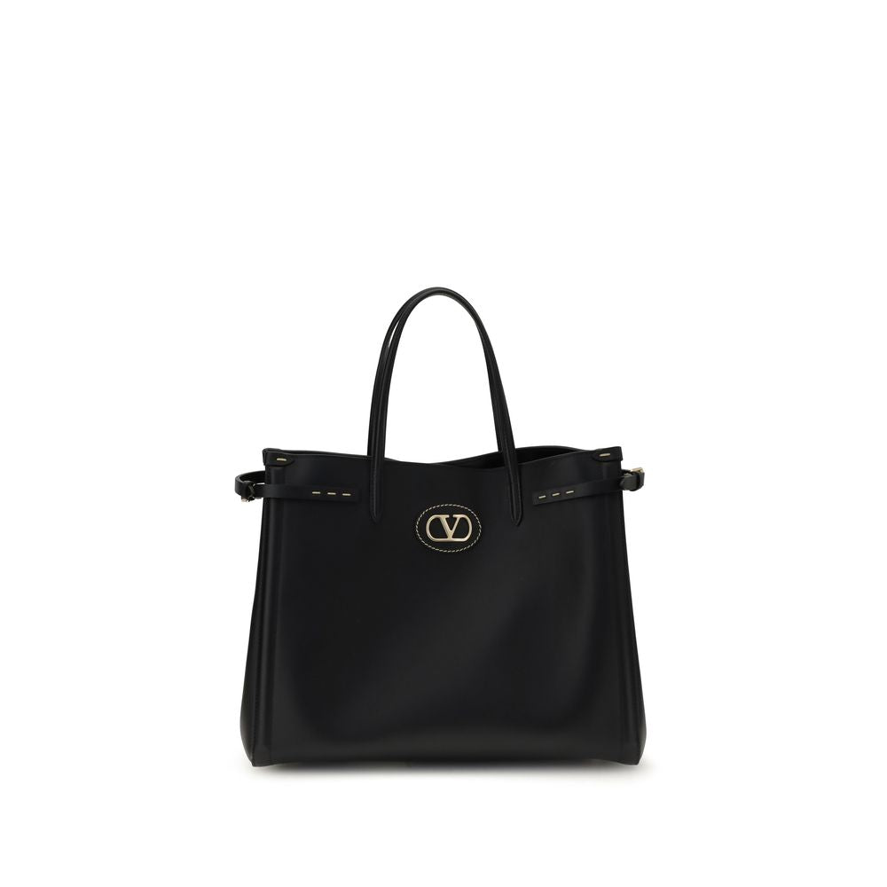 Valentino Garavani Black Calf Leather Handbag nan