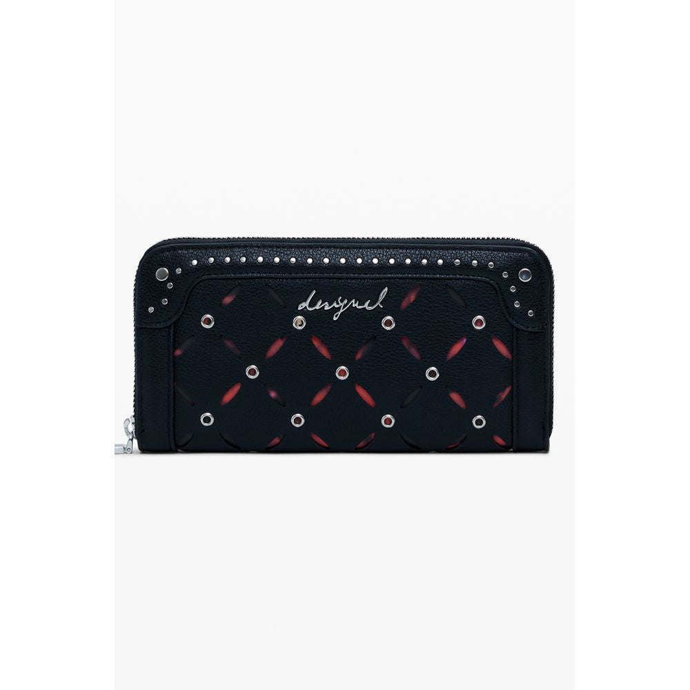 Desigual Nero Polyurethane Women Wallet nan
