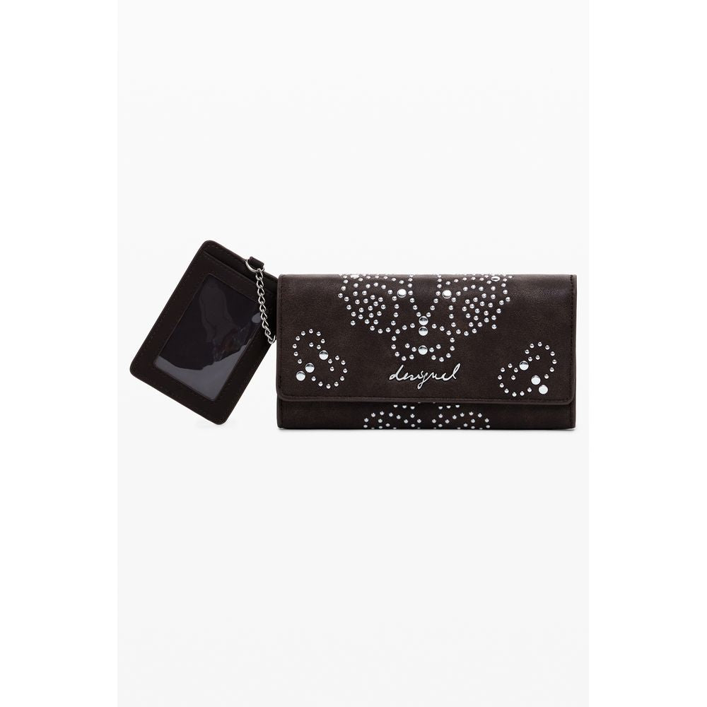 Desigual Marrone Poliuretano Women Wallet nan