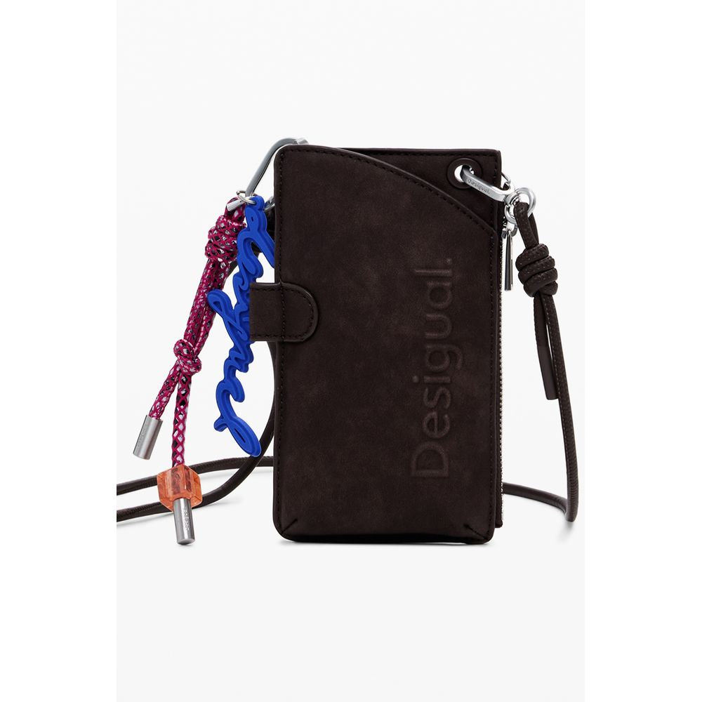 Desigual Marrone Poliuretano Womens Wallet nan