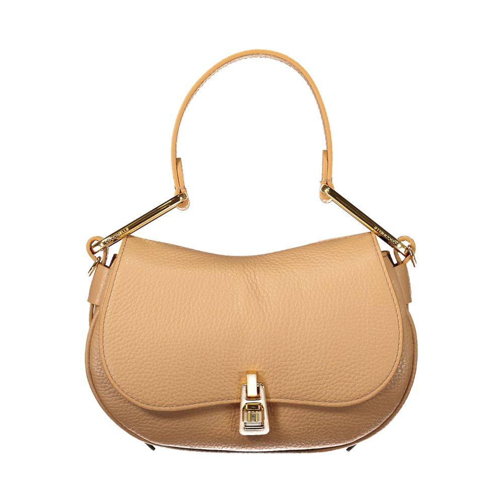 Coccinelle Marrone Leather Woman Bag nan