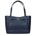 Michael Kors Blue Leather Shoulder Bag
