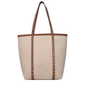 Valentino Garavani Beige Fabric Shoulder Bag
