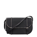 Valentino Garavani Black Leather Crossbody Bag