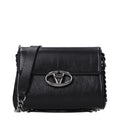 Valentino Garavani Black Leather Crossbody Bag
