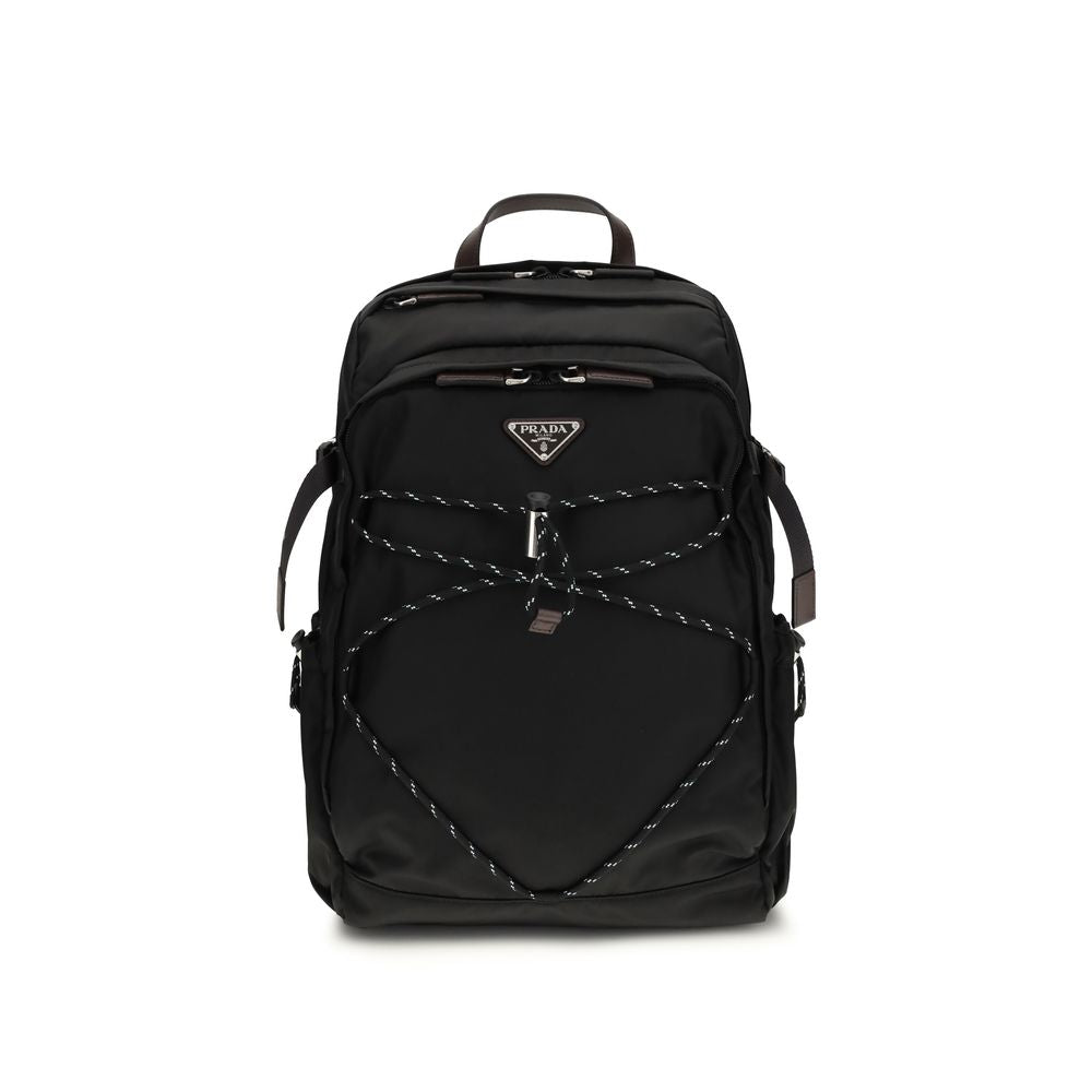 Prada Black Recycled Polyamide Backpack nan