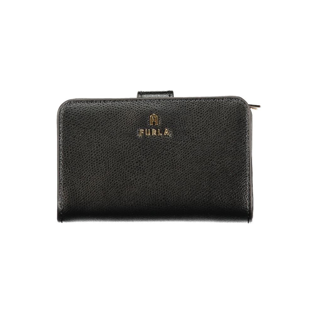 Furla Black Leather Women Wallet nan