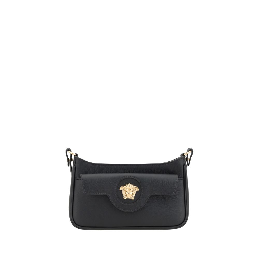 Versace Black Calf Leather Shoulder Bag nan