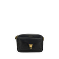 Coccinelle Black Calf Leather Shoulder Bag nan