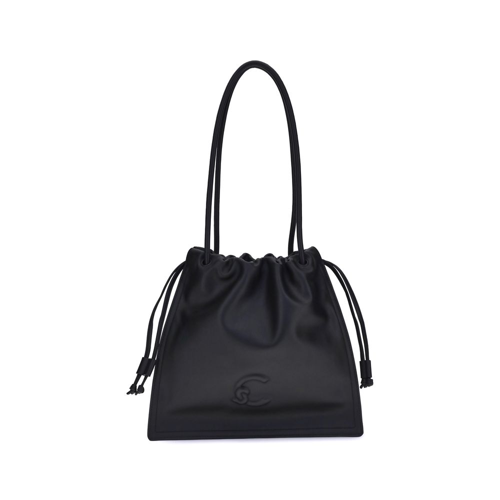 Coccinelle Black Calf Leather Handbag nan