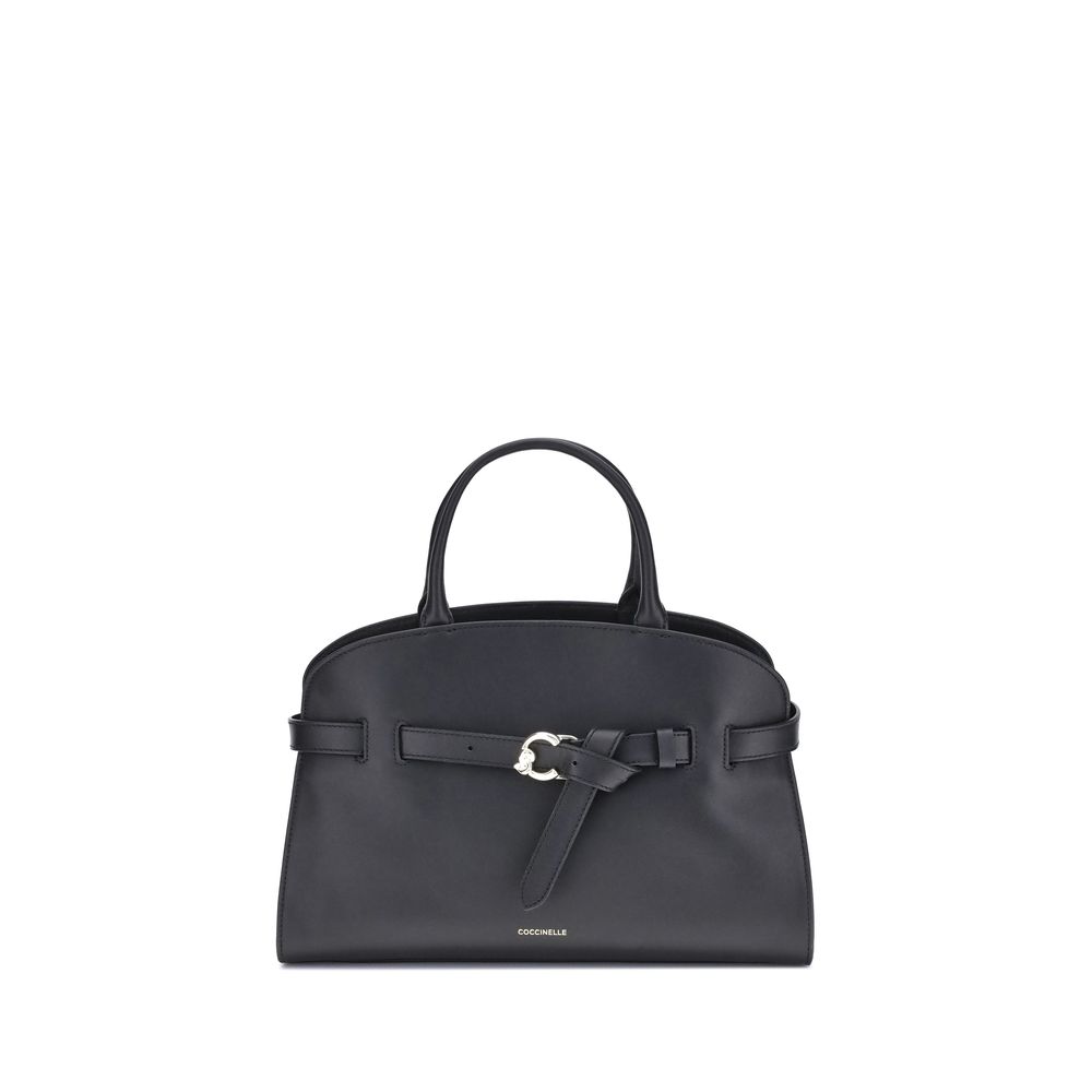 Coccinelle Black Calf Leather Handbag nan