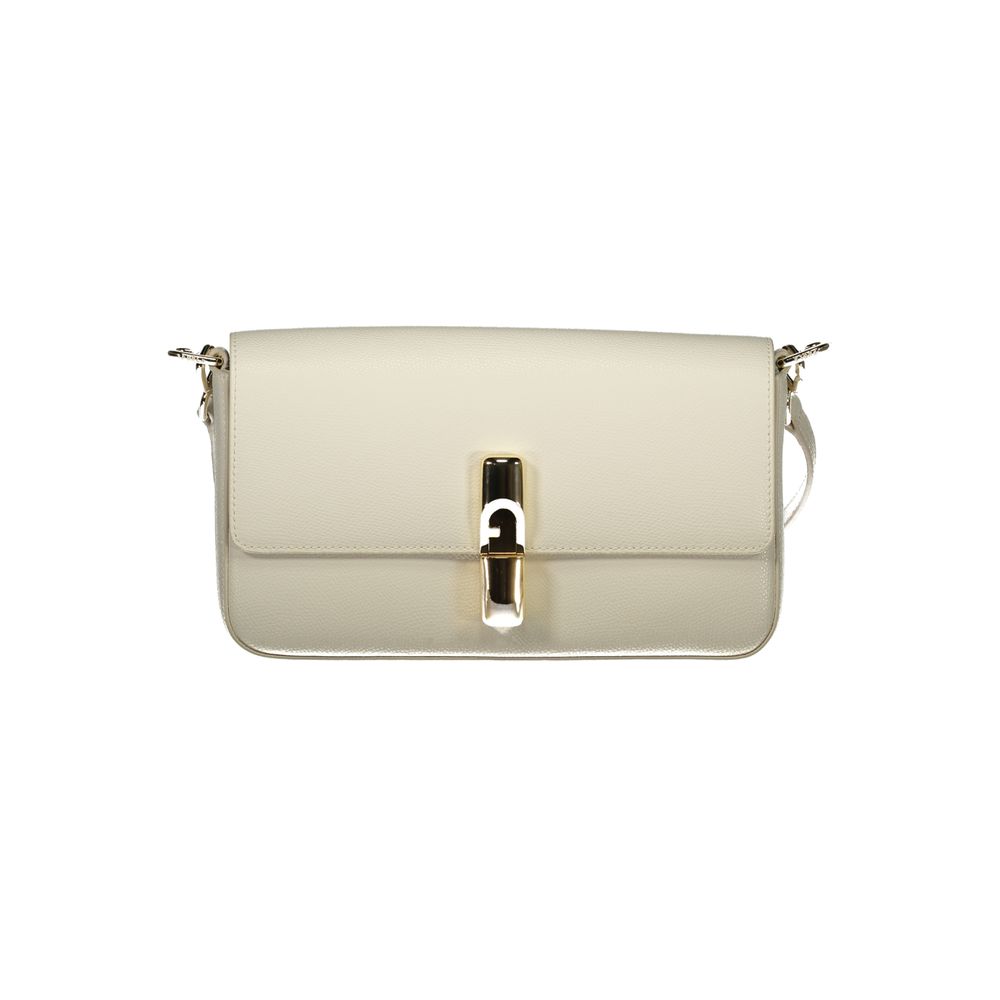 Furla Bianco Pelle Women Handbag nan