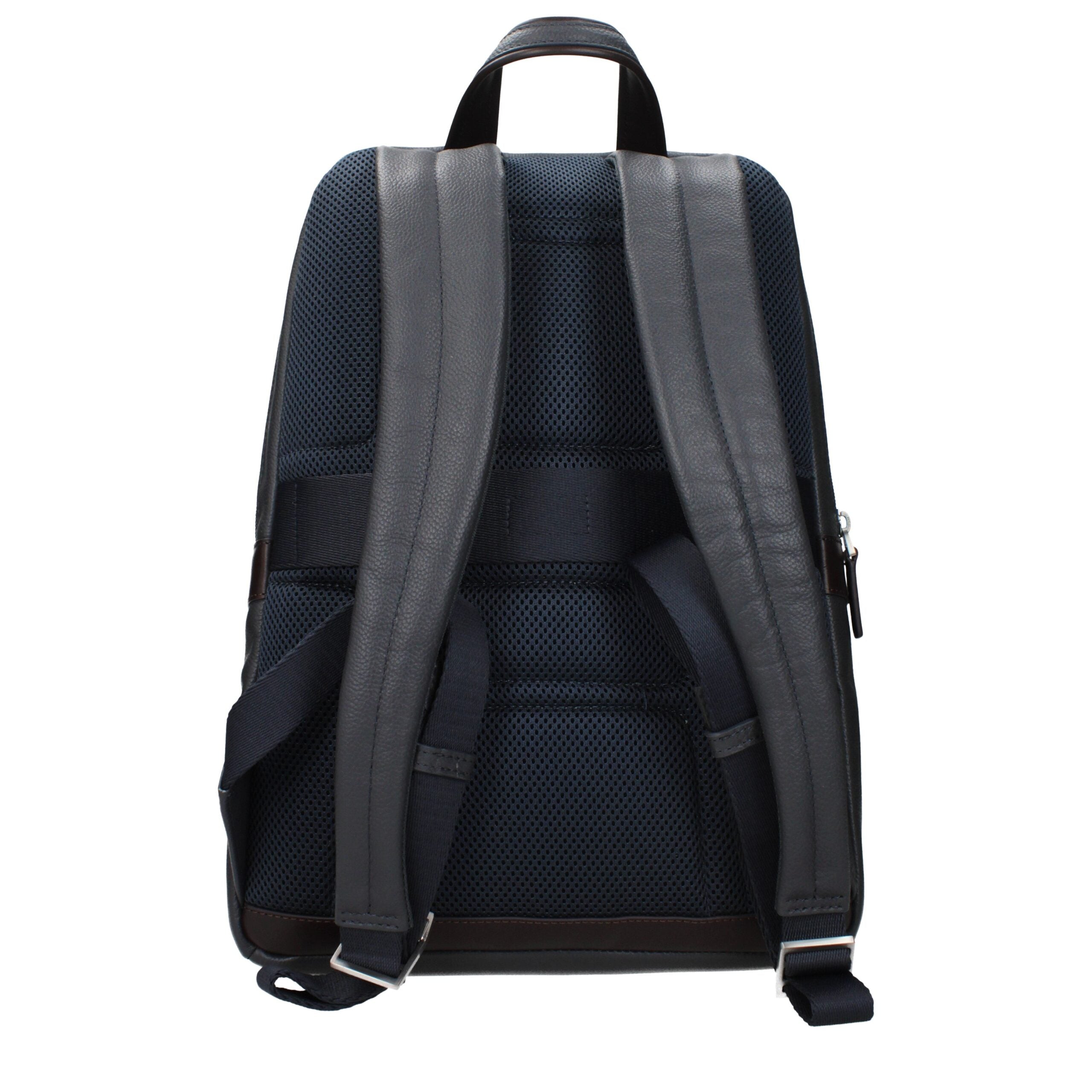 Piquadro Gray Leather Backpack